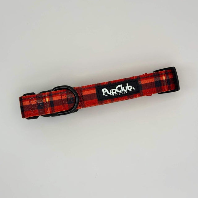 Collar - Red Tartan