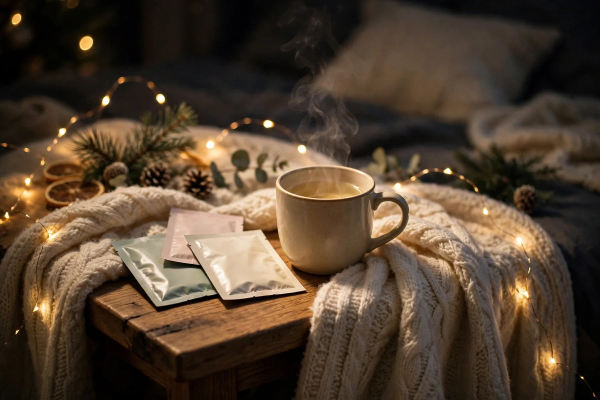 Cosy Christmas pamper night with face masks and tea