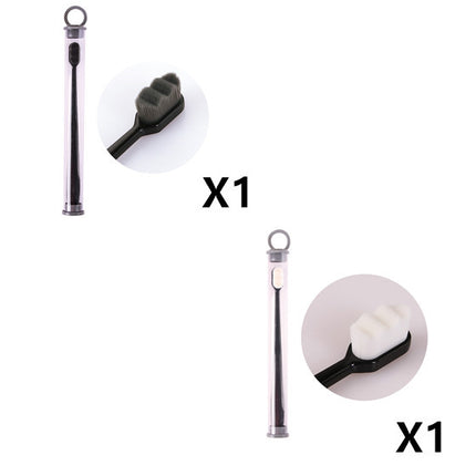 Ultra-fine Toothbrush Super Soft Bristle Deep Cleaning Brush Portable For Oral Care Tools Teeth Care Oral Cleaning Travel - 𝓢𝓱𝓸𝓹𝓵𝓮𝓬𝔂