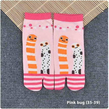 Two-toe Socks Split Toe Women's Cotton Socks - 𝓢𝓱𝓸𝓹𝓵𝓮𝓬𝔂