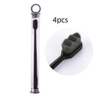 4pcs Wavy black black