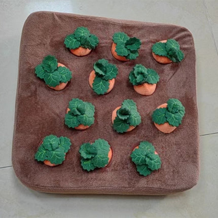 Pet Dog Toys Carrot Plush Toy Vegetable Chew Toy For Dogs Snuffle Mat For Dogs Cats Durable Chew Puppy Toy Dogs Accessories - 𝓢𝓱𝓸𝓹𝓵𝓮𝓬𝔂