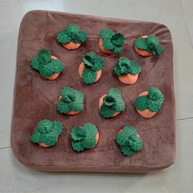 Pet Dog Toys Carrot Plush Toy Vegetable Chew Toy For Dogs Snuffle Mat For Dogs Cats Durable Chew Puppy Toy Dogs Accessories - 𝓢𝓱𝓸𝓹𝓵𝓮𝓬𝔂