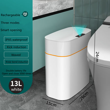 Smart Trash Can With Lid For Bedroom And Living Room Kitchen Storage Box Trash Can Induction Small Car Box Automatic Smart Dustbin Smart Trash Bin - 𝓢𝓱𝓸𝓹𝓵𝓮𝓬𝔂