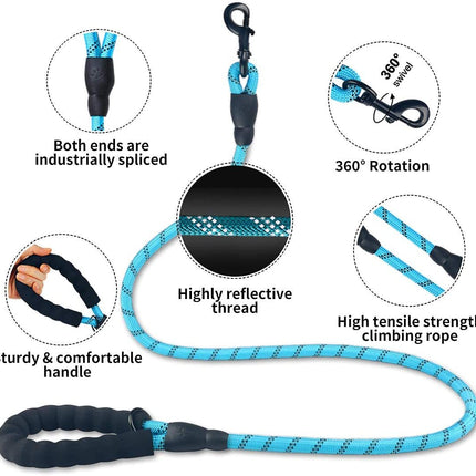 Small Medium Sized Pet Dog Luminous Leash Chain Puppies - 𝓢𝓱𝓸𝓹𝓵𝓮𝓬𝔂