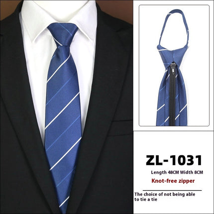 Men's Formal Wear Business Zipper Tie-free - 𝓢𝓱𝓸𝓹𝓵𝓮𝓬𝔂