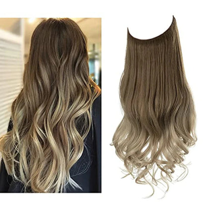Wig Female Extension Chemical Fiber Long Curly Hair Matte High-temperature Fiber Fishing Thread Wig Set - 𝓢𝓱𝓸𝓹𝓵𝓮𝓬𝔂