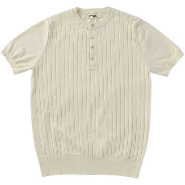 Men's Short Sleeve Casual Bottoming Shirt - 𝓢𝓱𝓸𝓹𝓵𝓮𝓬𝔂
