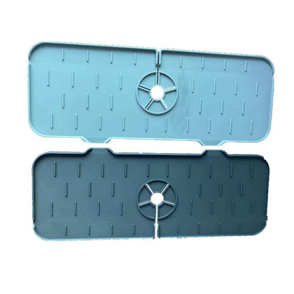 Kitchen Silicone  Faucet Absorbent Mat Sink Splash Guard Silicone Faucet Splash Catcher Countertop Protector For Bathroom Kitchen Gadgets - 𝓢𝓱𝓸𝓹𝓵𝓮𝓬𝔂
