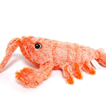 Pet Toys Electric Jumping Shrimp USB Charging Simulation Lobster Funny Cat Plush Pets Toy - 𝓢𝓱𝓸𝓹𝓵𝓮𝓬𝔂
