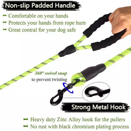 Small Medium Sized Pet Dog Luminous Leash Chain Puppies - 𝓢𝓱𝓸𝓹𝓵𝓮𝓬𝔂