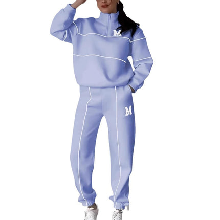 Womens 2 Piece Outfits Lounge Hoodless Pullover Sweatshirt Sweatsuit Sets Sweatshirt Baggy Fashion Sweatpants With Pockets - 𝓢𝓱𝓸𝓹𝓵𝓮𝓬𝔂