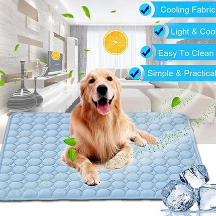 Pet Dog Cat Ice Silk Cold Nest Pad For Cooling In Summer - 𝓢𝓱𝓸𝓹𝓵𝓮𝓬𝔂
