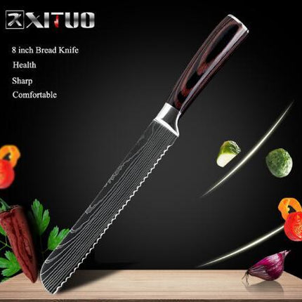 Carpenter's Special Set 6-piece Set 8-piece Set Knife Chef Knife Kitchen Knife Cooking - 𝓢𝓱𝓸𝓹𝓵𝓮𝓬𝔂