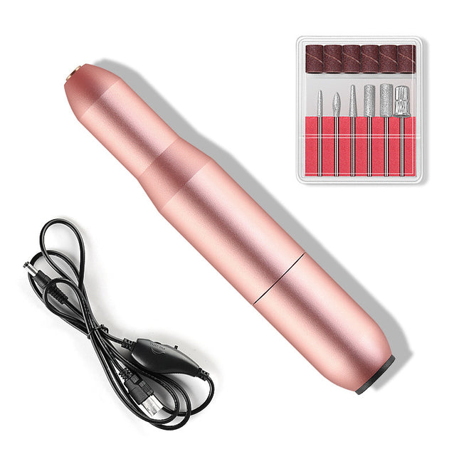 Electric Nail Drill Machine Manicure Machine Set USB Charging Mill Cutter For Manicure Nail File Pedicure Tool Nail Drill Set - 𝓢𝓱𝓸𝓹𝓵𝓮𝓬𝔂