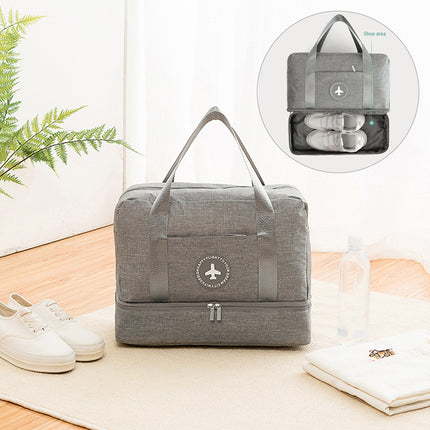 Dry And Wet Separation Travel Bag Tourism Fitness Storage Pouch Women's Clothes Shoes Daily Necessities Duffle Package Supplies - 𝓢𝓱𝓸𝓹𝓵𝓮𝓬𝔂