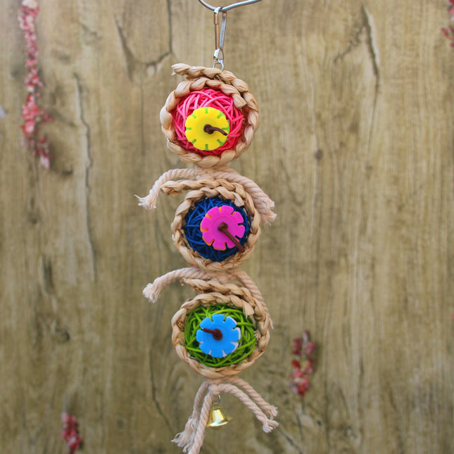 Parrot Supplies Pet Bird Toy Bite Toy Ran Vine Bal Twist String - 𝓢𝓱𝓸𝓹𝓵𝓮𝓬𝔂