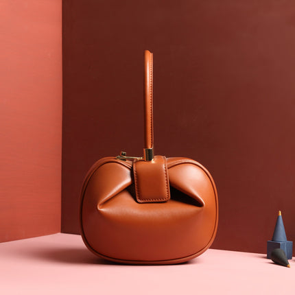 Leather handbags fashion dumplings handbag - 𝓢𝓱𝓸𝓹𝓵𝓮𝓬𝔂