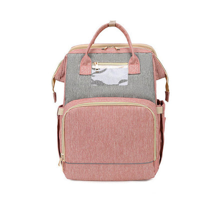 USB Charging Version Mommy Bed Backpack Folding Large Capacity Multi-function - 𝓢𝓱𝓸𝓹𝓵𝓮𝓬𝔂
