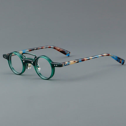 Plate Glasses Retro Frame Japanese Small Round Rim - 𝓢𝓱𝓸𝓹𝓵𝓮𝓬𝔂