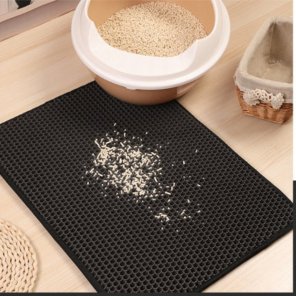 Pet Cat Litter Mat Pet Supplies EVA Double Cat Litter Mat - 𝓢𝓱𝓸𝓹𝓵𝓮𝓬𝔂