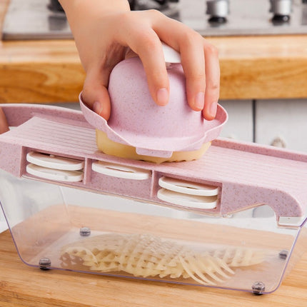 Multifunctional Vegetable Cutter Home Kitchen Slicing And Dicing Fruit Artifact - 𝓢𝓱𝓸𝓹𝓵𝓮𝓬𝔂