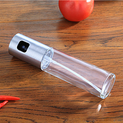 BBQ Healthy Kitchen Cooking Oil Vinegar Spray Bottle Push Type Oil Spray BottlePump Oil Tank Leakproof BBQ Sprayer BBQ Tools Kitchen Gadgets - 𝓢𝓱𝓸𝓹𝓵𝓮𝓬𝔂