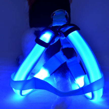 Pet Products LED Luminous Dog Chest Strap Large Dog Luminous Dog Leash - 𝓢𝓱𝓸𝓹𝓵𝓮𝓬𝔂