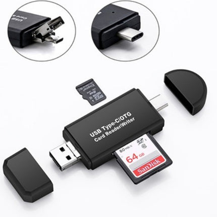 Smart Three-In-One Multi-Function Card Reader - 𝓢𝓱𝓸𝓹𝓵𝓮𝓬𝔂