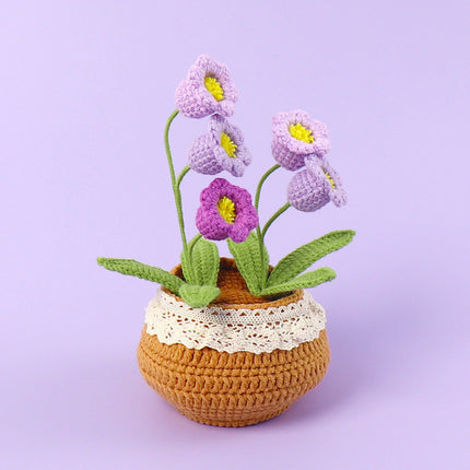 Finished Handmade Wool Woven Home Decoration Tulip Potted Plant - 𝓢𝓱𝓸𝓹𝓵𝓮𝓬𝔂