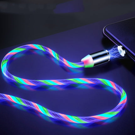 Compatible with Apple, Flowing Ligh Magnetic Streamer Data Line Cable for Iphone Android Typec - 𝓢𝓱𝓸𝓹𝓵𝓮𝓬𝔂
