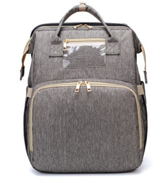 USB Charging Version Mommy Bed Backpack Folding Large Capacity Multi-function - 𝓢𝓱𝓸𝓹𝓵𝓮𝓬𝔂