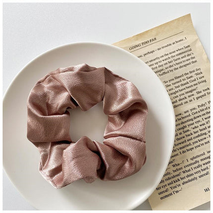 Simple satin retro large intestine loop hair rope - 𝓢𝓱𝓸𝓹𝓵𝓮𝓬𝔂
