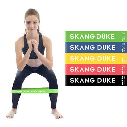 5 Level Resistance Rubber Bands Yoga Training Elastic Bands - 𝓢𝓱𝓸𝓹𝓵𝓮𝓬𝔂
