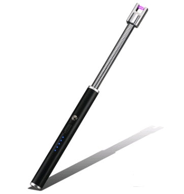 Safety BBQ LED USB Electric Rechargeable Long Charging Lighter 360 Rotation - 𝓢𝓱𝓸𝓹𝓵𝓮𝓬𝔂