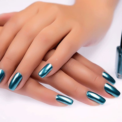 Stainless Steel Color Mirror Silver Nail Polish - 𝓢𝓱𝓸𝓹𝓵𝓮𝓬𝔂