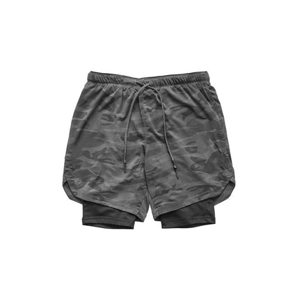 Running Shorts Men 2 In 1 Double-deck Quick Dry GYM  Fitness Jogging Workout  Pants - 𝓢𝓱𝓸𝓹𝓵𝓮𝓬𝔂