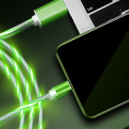 Compatible with Apple, Flowing Ligh Magnetic Streamer Data Line Cable for Iphone Android Typec - 𝓢𝓱𝓸𝓹𝓵𝓮𝓬𝔂