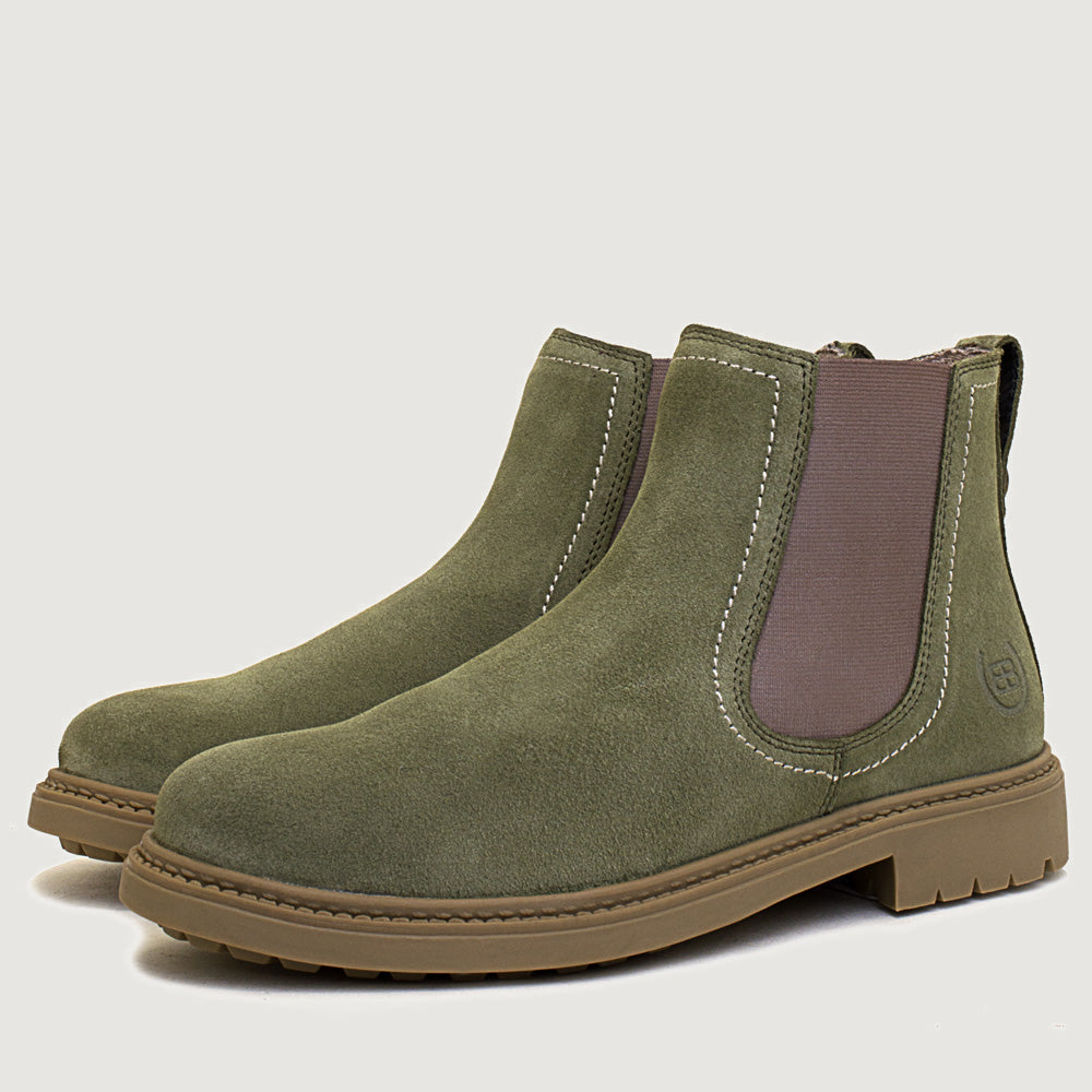 Toddy Short Boot - Sage Green