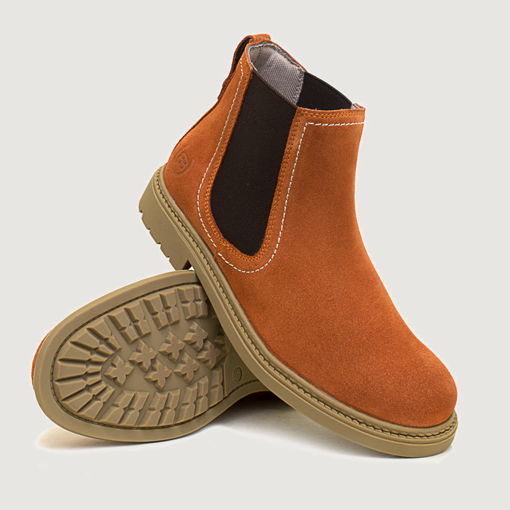 Toddy Short Boot - Burnt Orange