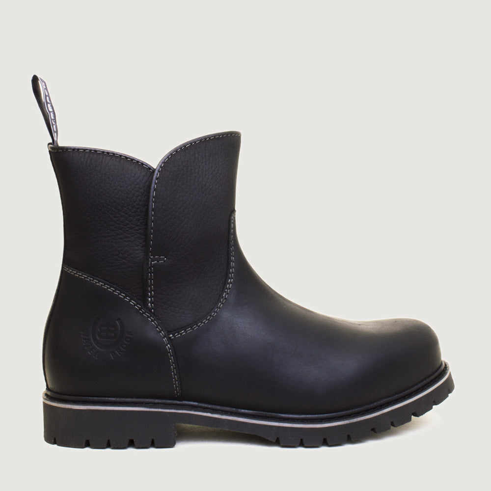 Quebec Waterproof Ankle Boots - Black