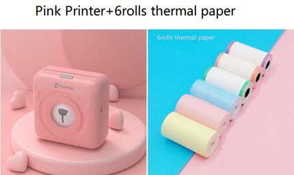Mini Bliuetooth Wireless Thermal Printer Paper Sticker Label Printer - 𝓢𝓱𝓸𝓹𝓵𝓮𝓬𝔂