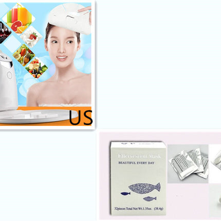 Face Mask Maker Machine Facial Treatment DIY Automatic Fruit Natural Vegetable Collagen Home Use Beauty Skin SPA Care - 𝓢𝓱𝓸𝓹𝓵𝓮𝓬𝔂