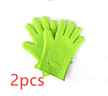 Food Grade Silicone Heat Resistant BBQ Glove Silicone Oven Mitts - 𝓢𝓱𝓸𝓹𝓵𝓮𝓬𝔂