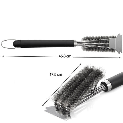 Stainless Steel Spring Barbecue Wire Brush BBQ Tool - 𝓢𝓱𝓸𝓹𝓵𝓮𝓬𝔂