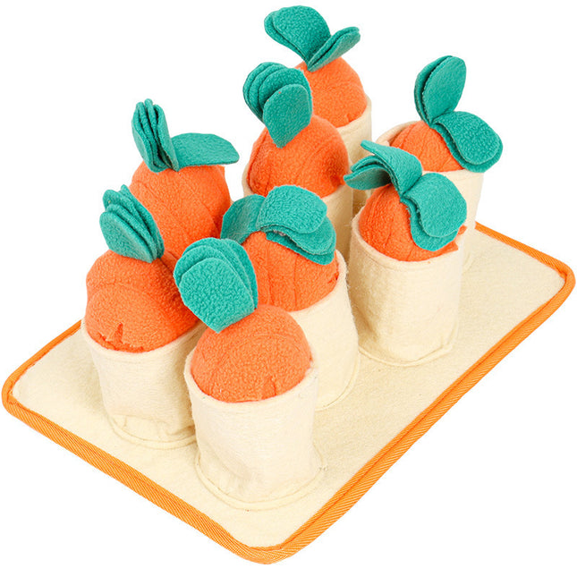 Pull Radish Game Puzzle Dog Toy Slow Food Leakage Training Play Sniffing Pet Toy Supplies - 𝓢𝓱𝓸𝓹𝓵𝓮𝓬𝔂