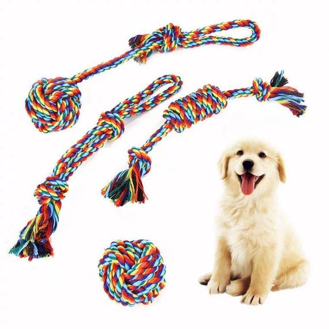 Wholesale Pet Molar Supplies Cotton Rope Toys - 𝓢𝓱𝓸𝓹𝓵𝓮𝓬𝔂