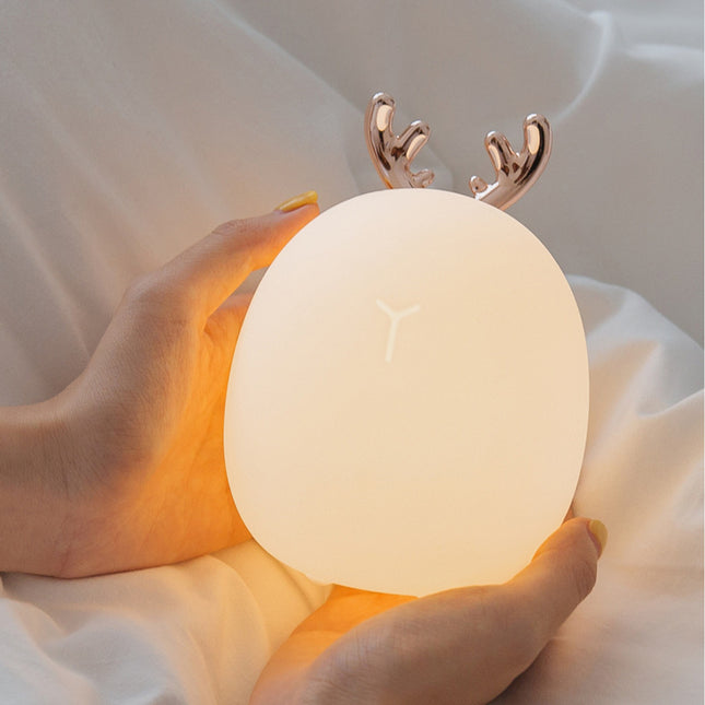 Cartoon Deer Night Light USB Charge Rabbit - 𝓢𝓱𝓸𝓹𝓵𝓮𝓬𝔂