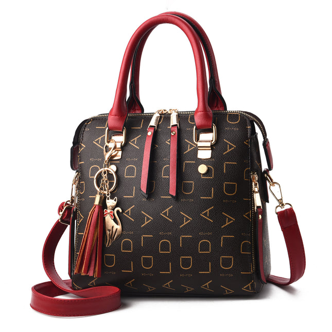 Women's Bag New Women's Bag Leisure Shoulder Bag Large Capacity PU Leather Handbag Cross Bag - 𝓢𝓱𝓸𝓹𝓵𝓮𝓬𝔂
