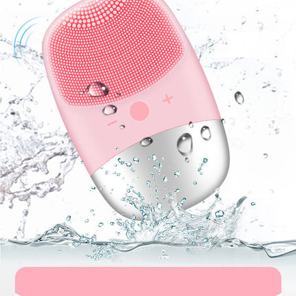 Mini Silicone Electric Face Cleansing Brush Electric Facial Cleanser Facial Cleansing Brush Skin Massager Skin Care Tools - 𝓢𝓱𝓸𝓹𝓵𝓮𝓬𝔂